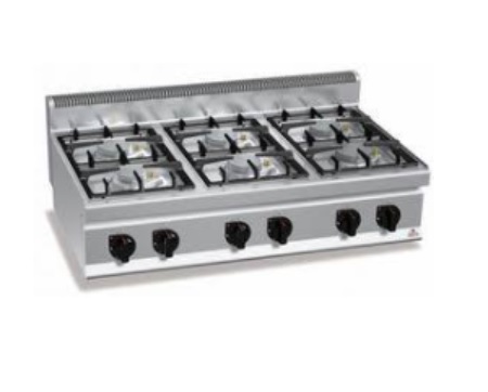 FOGAO GAS 6Q BANCADA G7F6BPW