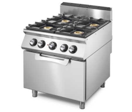 FOGAO GAS VIRTUS 4 Q E FORNO GN 2/1  VS7080CFG