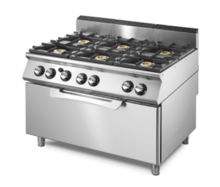 FOGAO GAS VIRTUS 6Q COM FORNO VS90120CFGG