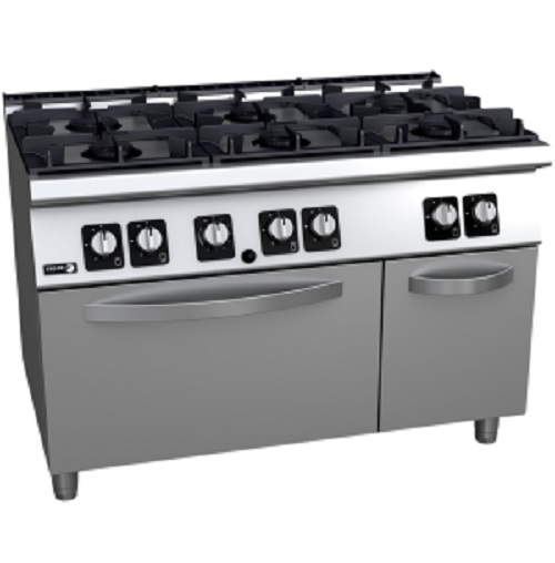 FOGAO GAS 700 6 Q + FORNO 2/1 GN FAGOR C-G761 H
