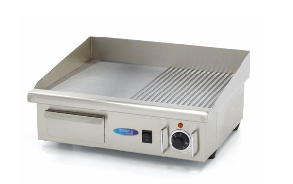 FRY TOP / PLANCHA ELECT PLACA 1/2 NERV 55 CM
