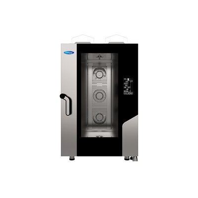 FORNO COMBINADO A GAS 11 TABULEIROS GN 1/1 DIGITAL MAXIMA