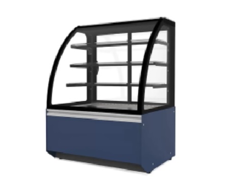 VITRINE REF CALABRIA VIDRO CURVO 1400