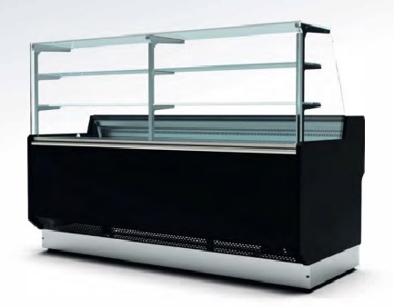VITRINE PASTELARIA BELIZE 2M VIDROS PLANOS