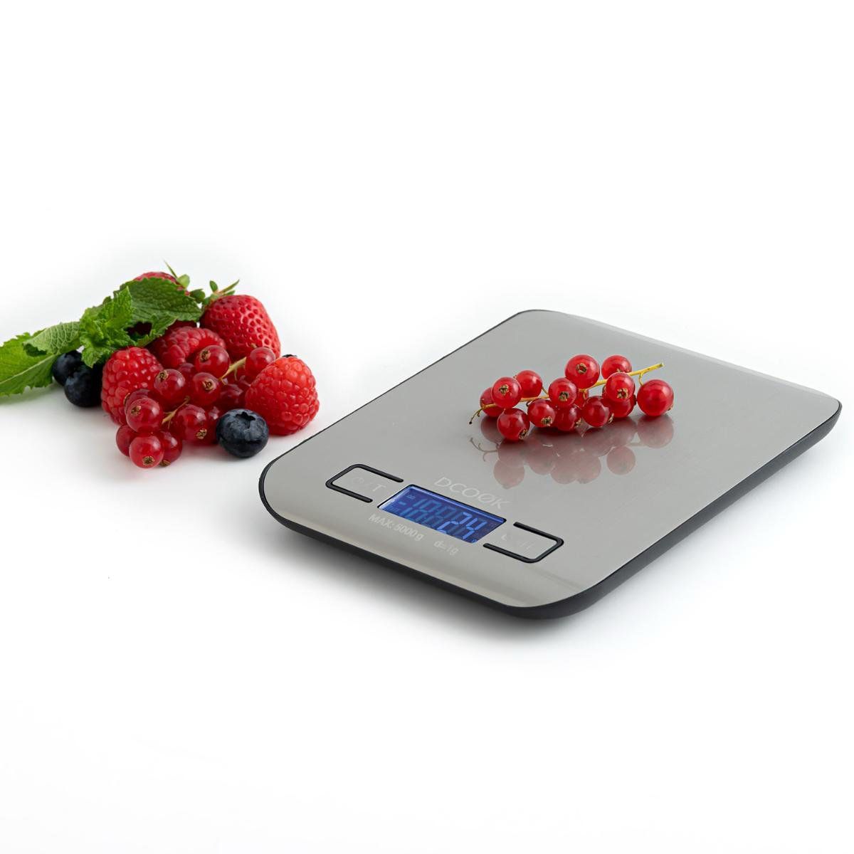 BALANCA COZINHA 5 KG 18X14X2CM COR AÇO