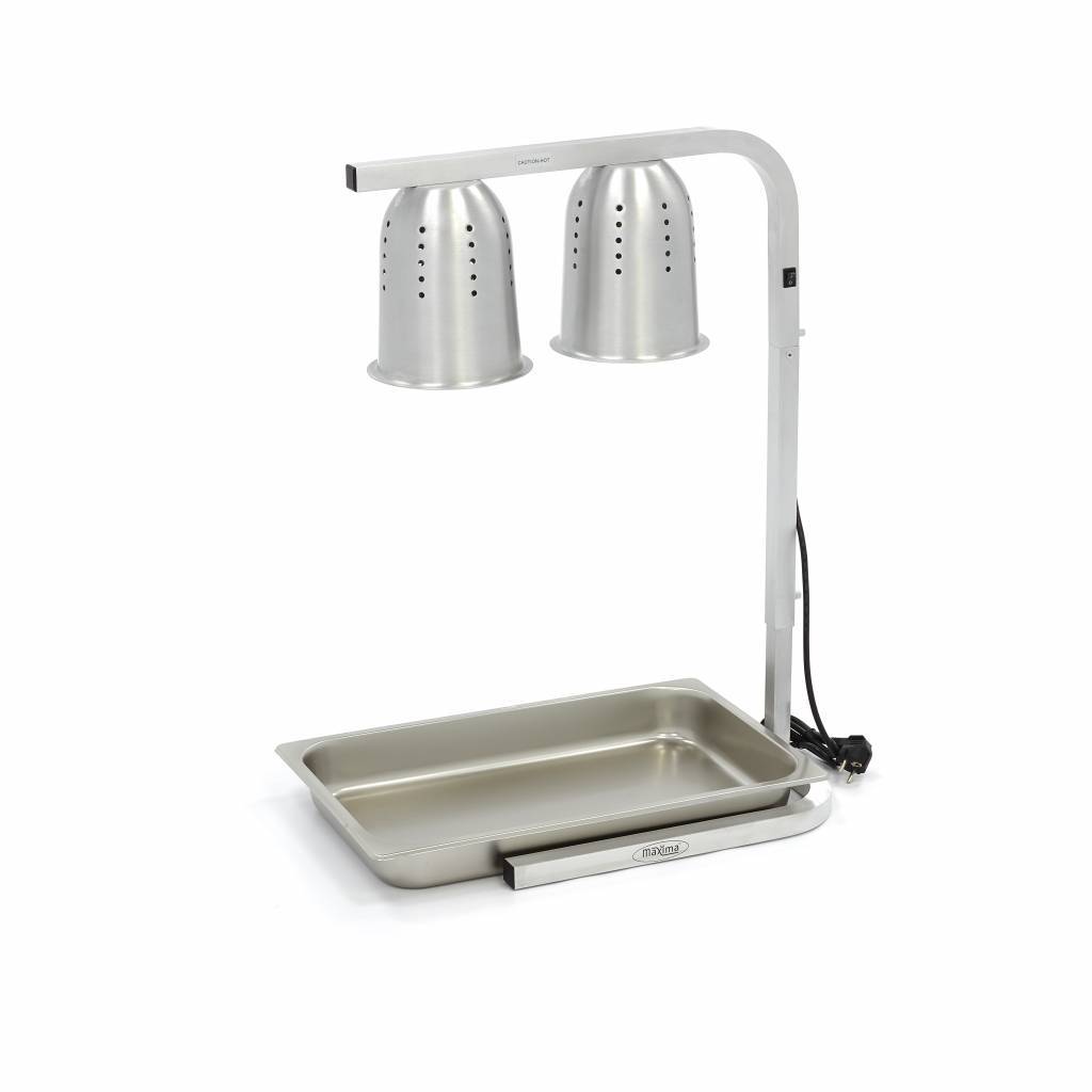 SUPORTE C/ 2 LAMP INFRAVERM P/ AQUECER ALIMENTOS MAXIMA