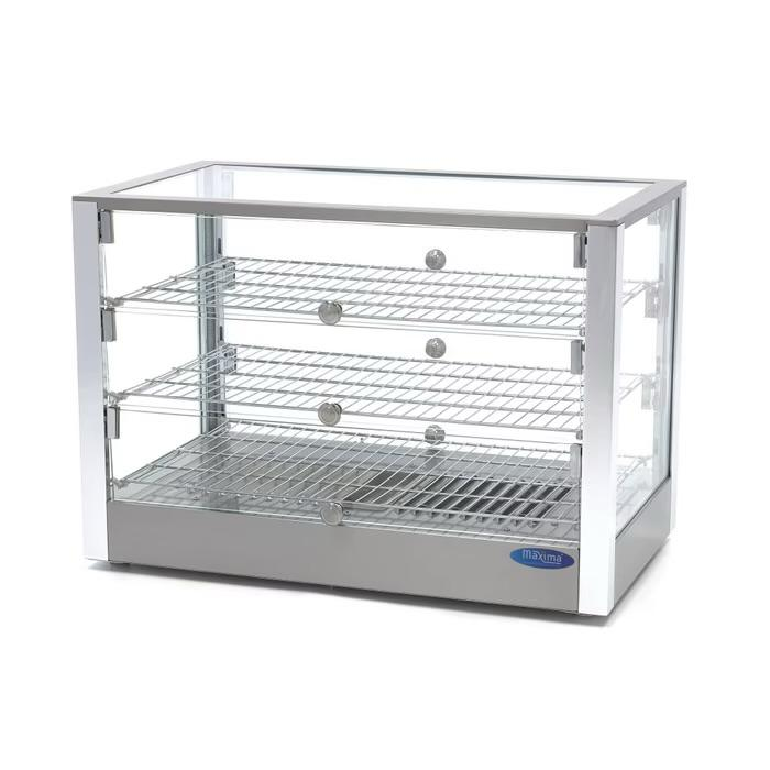 EXPOSITOR ALIMENTOS QUENTE 3 PRATELEIRA 115LTS MAXIMA