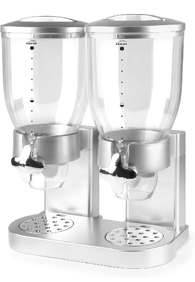 DISPENSADOR DE CEREAIS DUPL0 2X3,5 LTS 33X20X42 CM