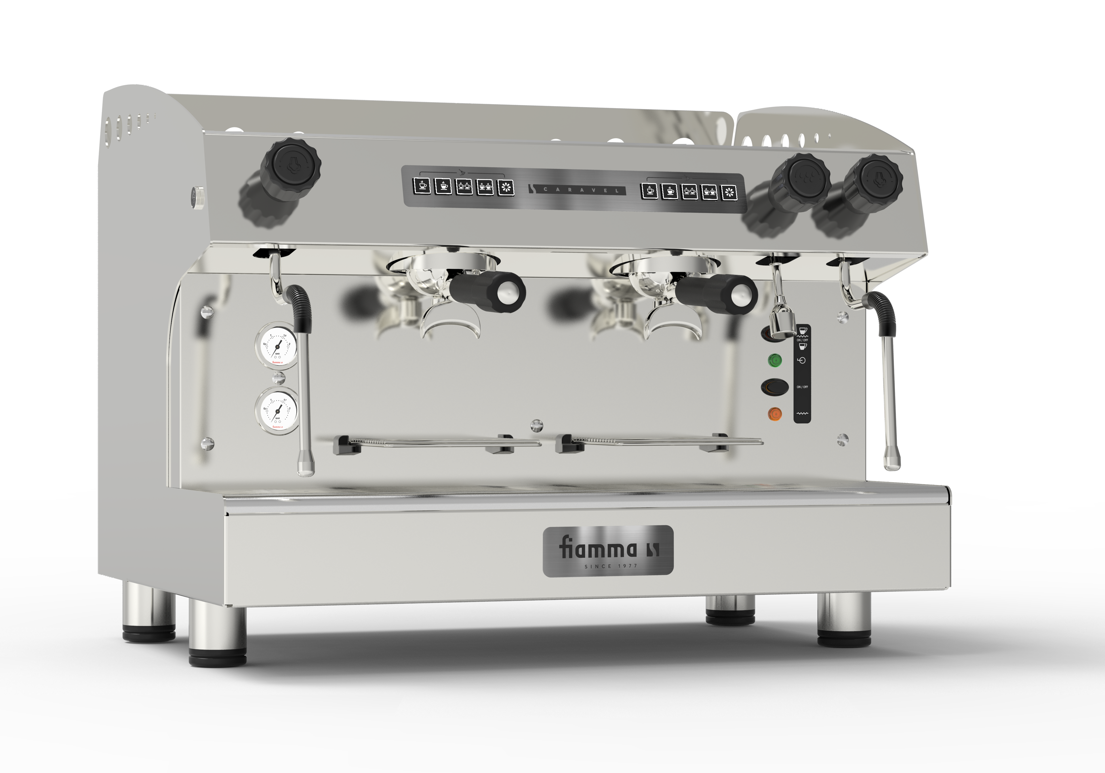 MAQ CAFE FIAMMA INOX  CARAVEL 2 CV TC AUTO