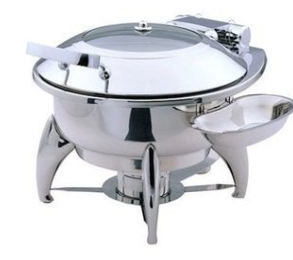 CHANFING DISH RED TAMPA VIDRO E INOX 6.8 LTS