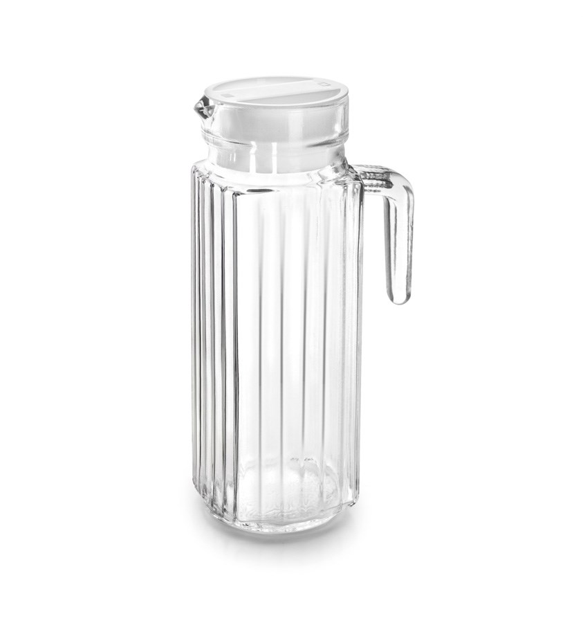 JARRO VIDRO 1,1 LTS C/ TAMPA PLASTICA