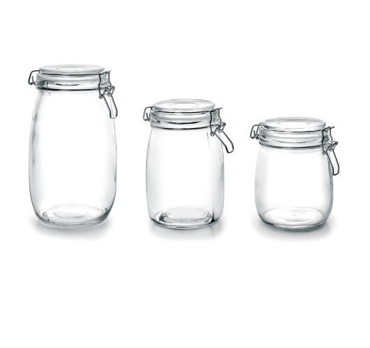 FRASCO DE VIDRO HERMETICO 800 ML IBI