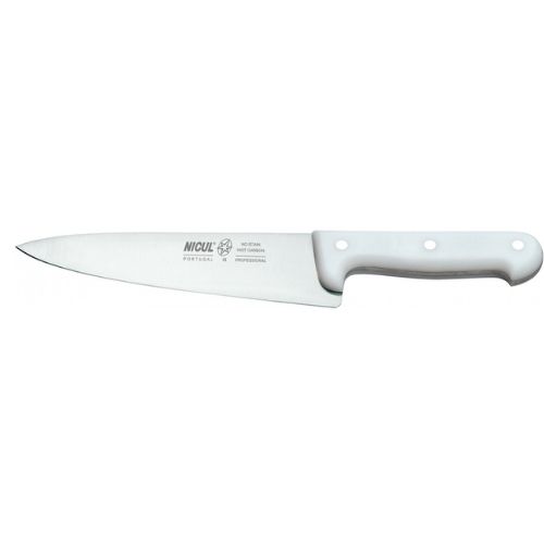 FACA COZINHEIRO 25 CM BRANCA NICUL