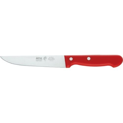 FACA COZINHA 18 CM VERMELHA NICUL