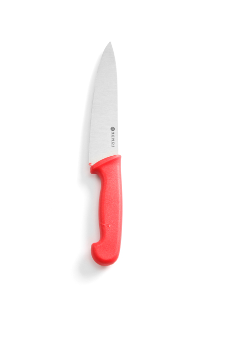 FACA DE COZINHEIRO 240MM HACCP VERMELHA HENDI