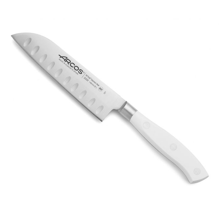 FACA SANTOKU 140MM FORJADA  RIVIERA BRANCA