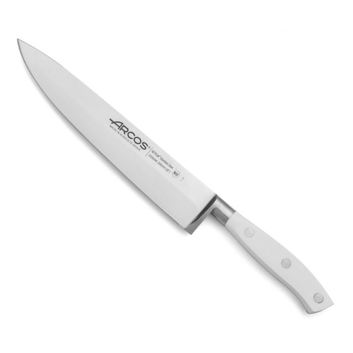 FACA CHEF 250MM FORJADA  RIVIERA BRANCA