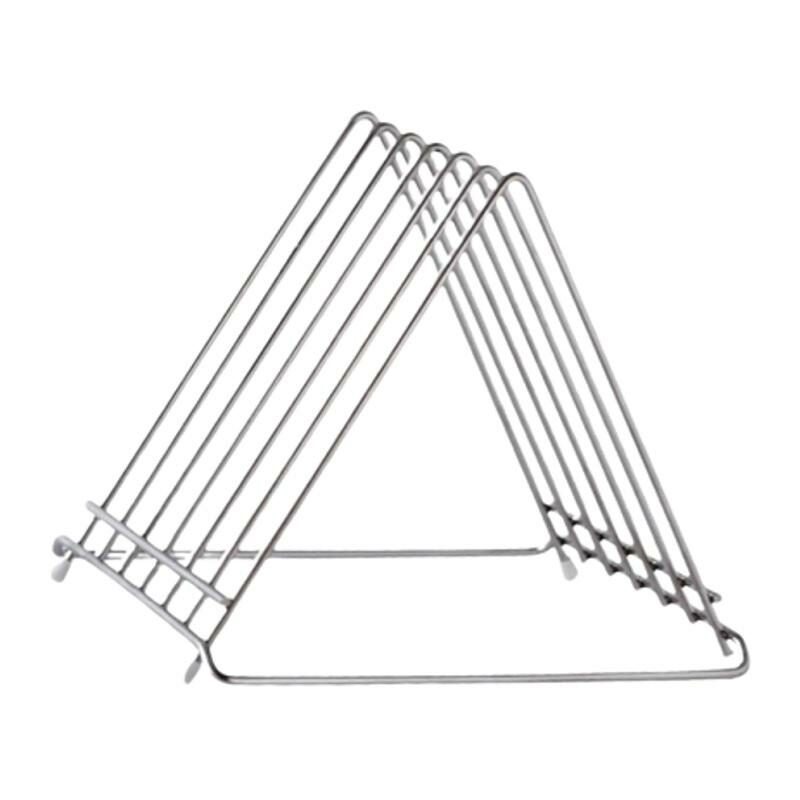 SUPORTE INOX PARA 6 PLACAS DE CORTE 25X27X30 CM