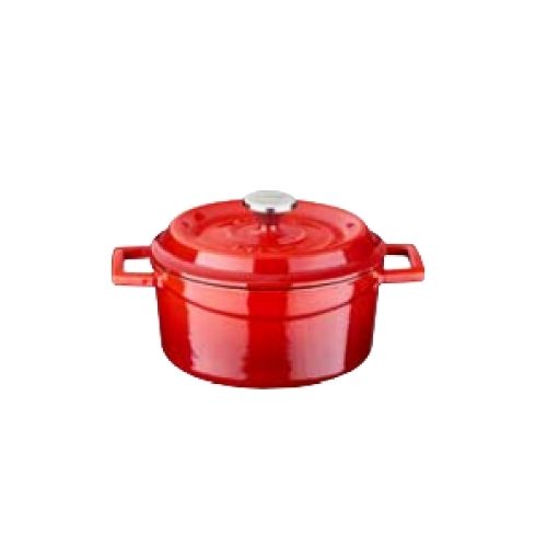 CACAROLA REDONDA DIAM 20 CM VERMELHA