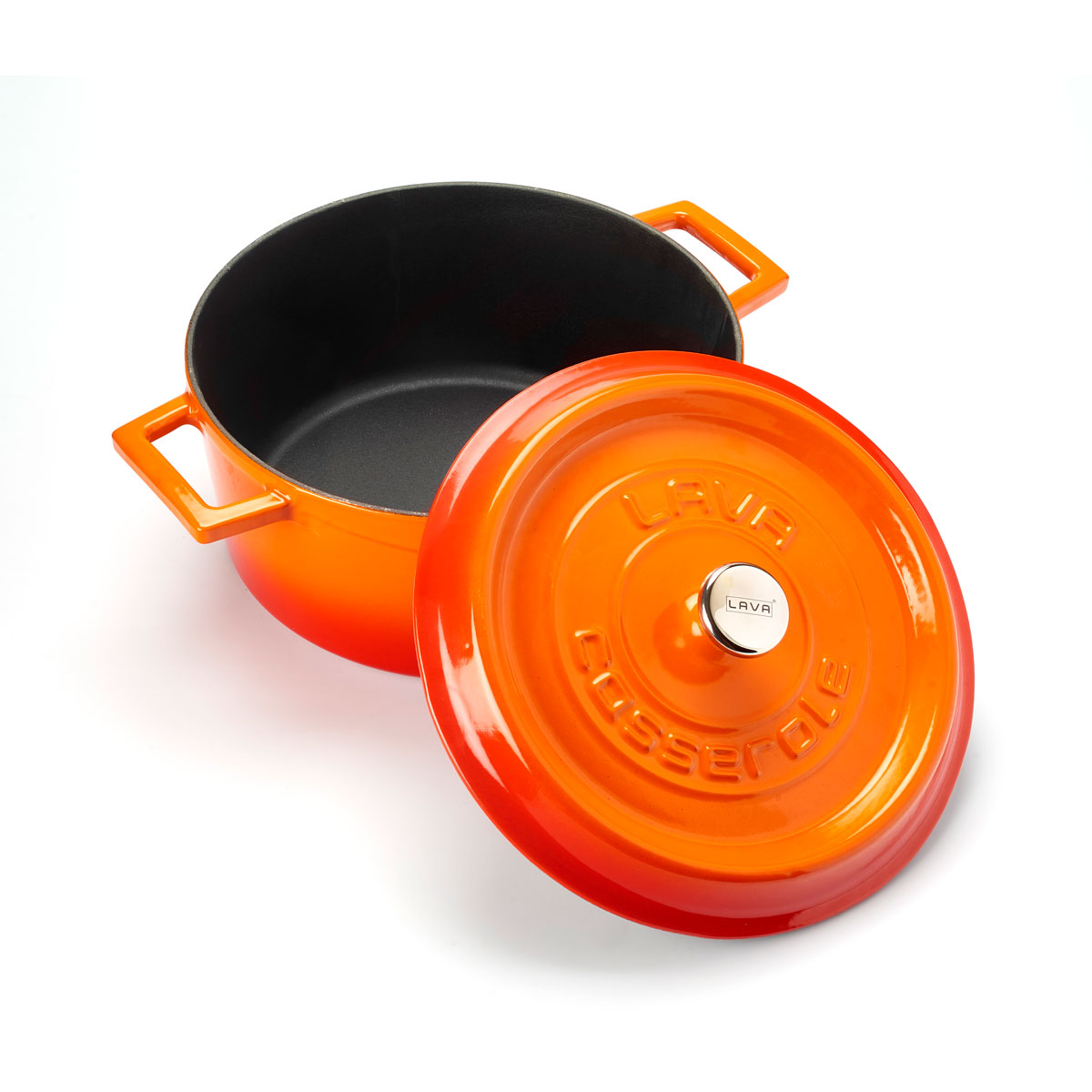 CACAROLA REDONDA DIAM 28 CM LARANJA