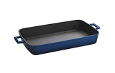 TABULEIRO FERRO FUNDIDO 26*40CM AZUL