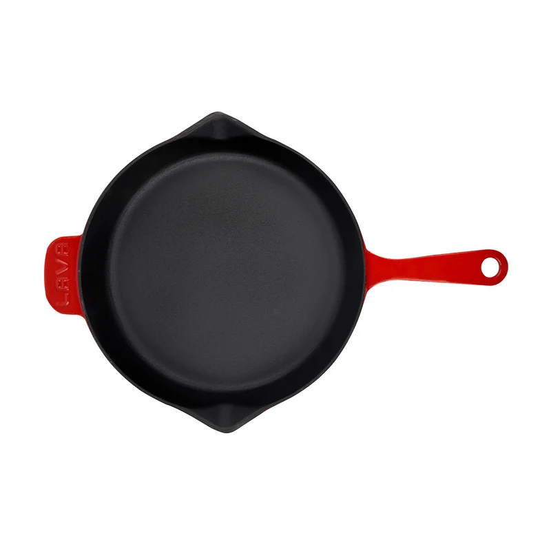 GRILL FERRO FUNDIDO  DIAM 28 MATE VERMELHO