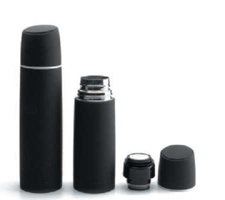 GARRAFA TERMICA 0.5L INOX 18/10 PRETO