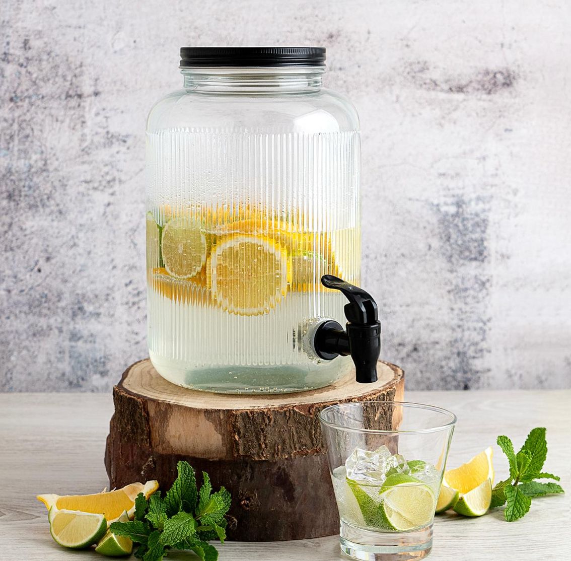 DISPENSADOR DE BEBIDAS DE VIDRO 4 LITROS