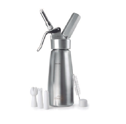 SIFAO PARA CHANTILY  0.5 LT INOX E CAB. ALUMINIO LACOR