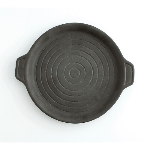 PRATO COM ASAS 17X14 NEGRO MINERAL GRES