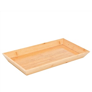 BANDEJA EM BAMBU 36,2 x 19,1 x 3,8 cm